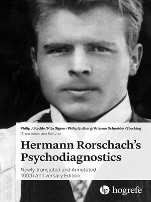 cover image of Hermann Rorschach's Psychodiagnostics